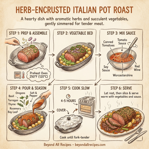Herb-Encrusted Italian Pot Roast instructions