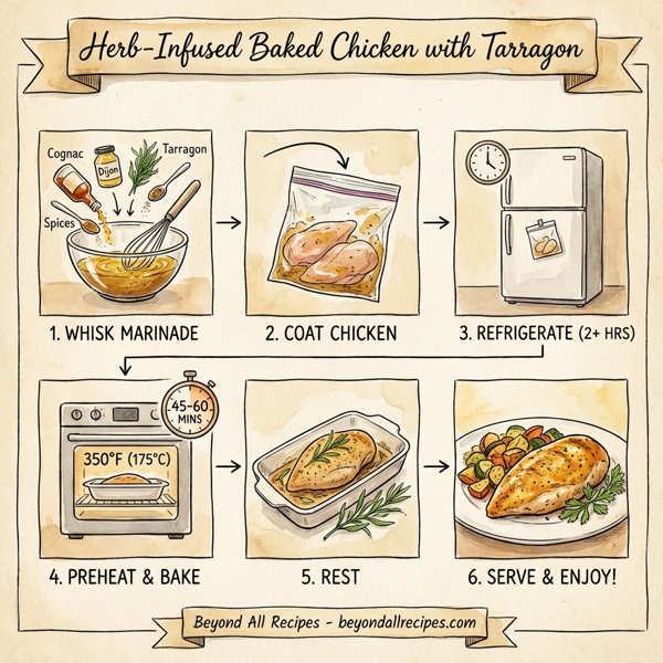 Herb-Infused Baked Chicken with Tarragon instructions