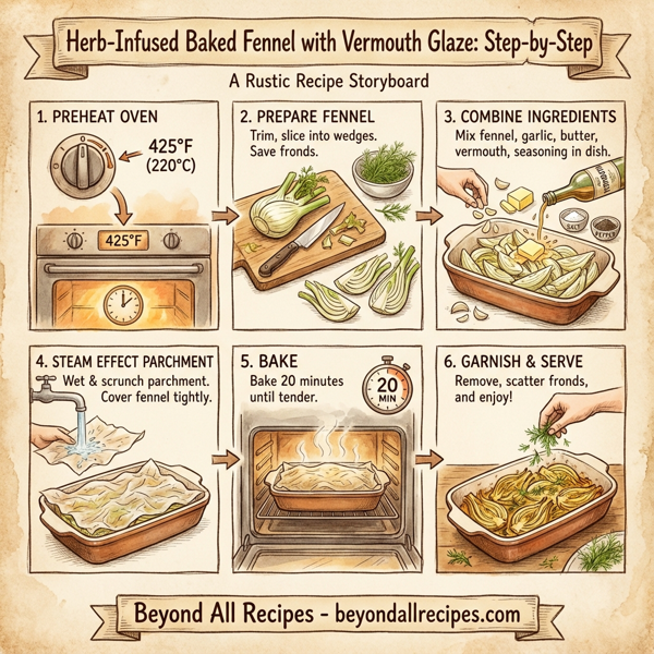 Herb-Infused Baked Fennel with Vermouth Glaze instructions