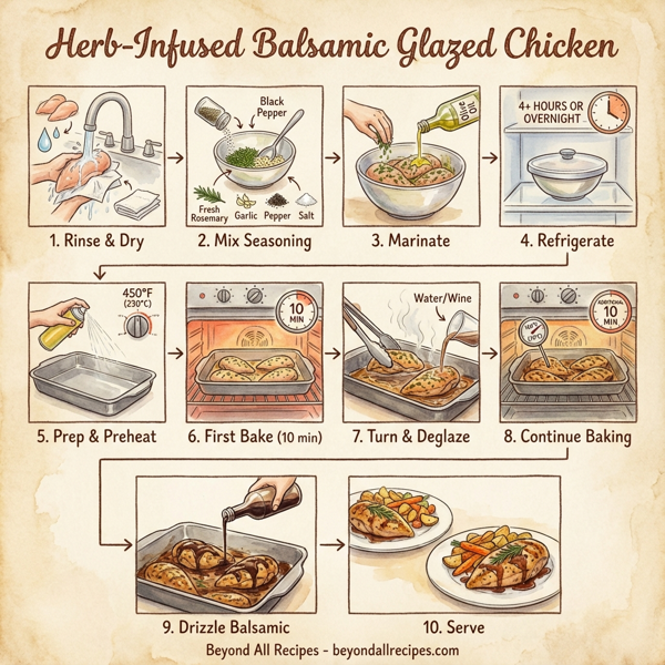Herb-Infused Balsamic Glazed Chicken instructions