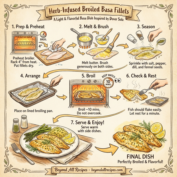 Herb-Infused Broiled Basa Fillets instructions