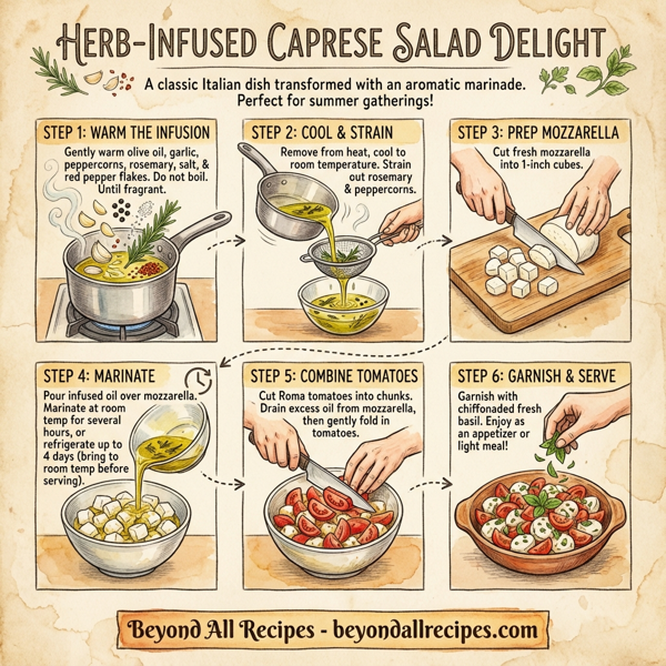 Herb-Infused Caprese Salad Delight instructions