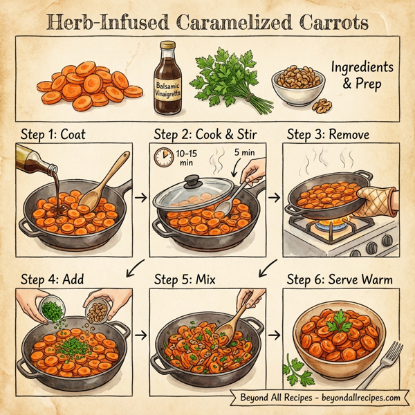 Herb-Infused Caramelized Carrots instructions