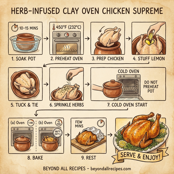 Herb-Infused Clay Oven Chicken Supreme instructions