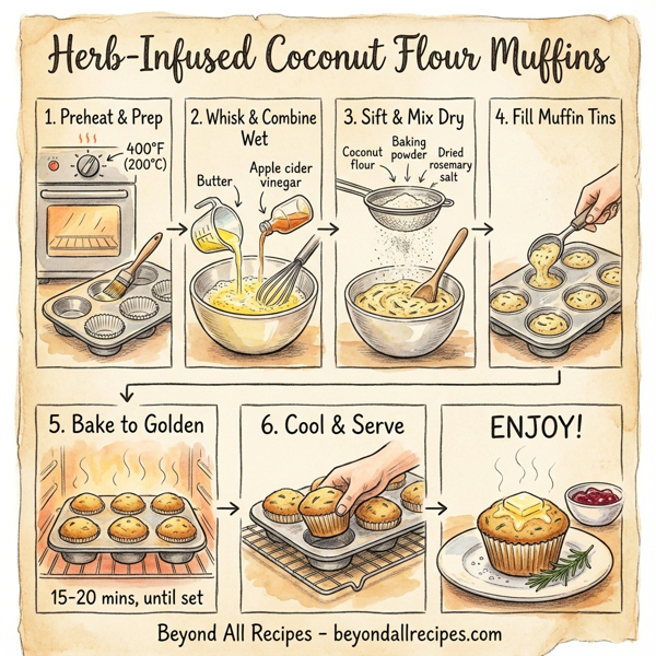 Herb-Infused Coconut Flour Muffins instructions