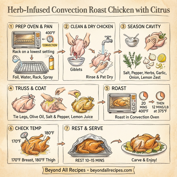 Herb-Infused Convection Roast Chicken with Citrus instructions