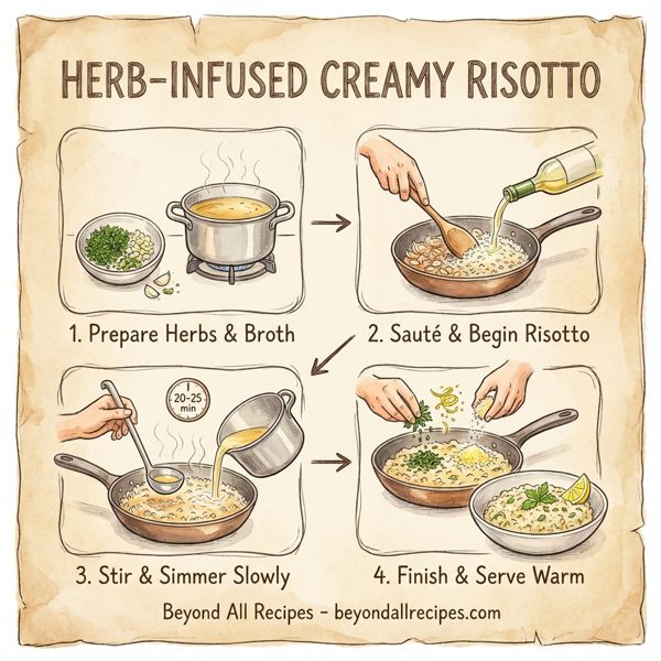 Herb-Infused Creamy Risotto instructions