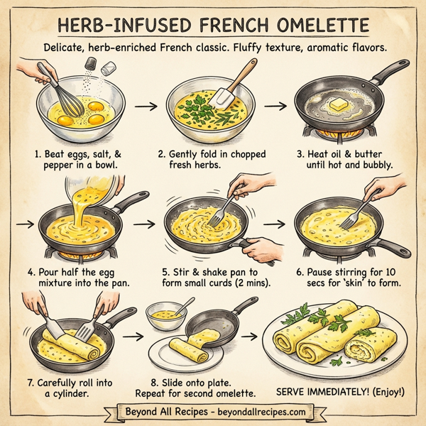 Herb-Infused French Omelette instructions
