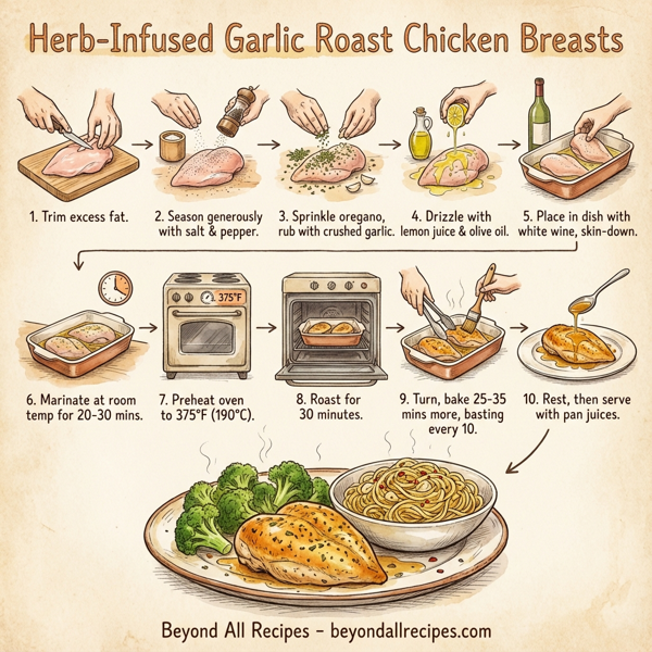 Herb-Infused Garlic Roast Chicken Breasts instructions