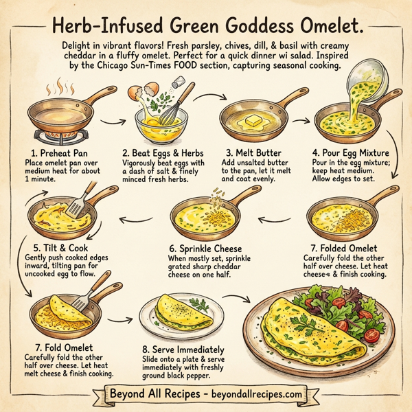 Herb-Infused Green Goddess Omelet instructions