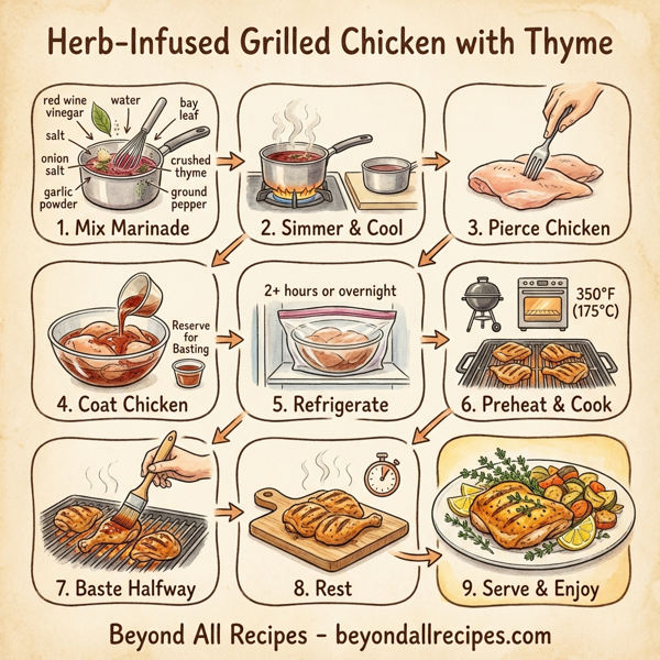 Herb-Infused Grilled Chicken with Thyme instructions