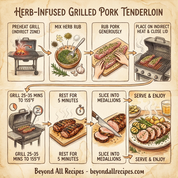 Herb-Infused Grilled Pork Tenderloin instructions
