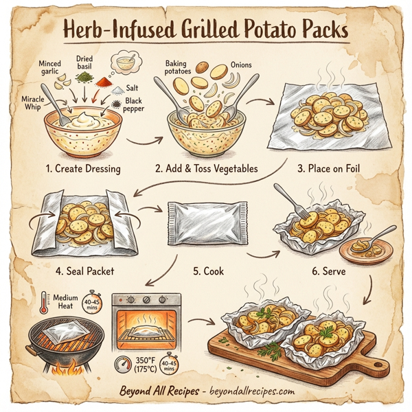 Herb-Infused Grilled Potato Packs instructions