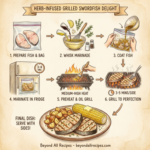 Herb-Infused Grilled Swordfish Delight instructions