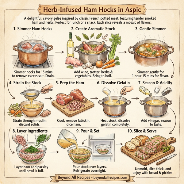 Herb-Infused Ham Hocks in Aspic instructions