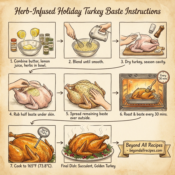 Herb-Infused Holiday Turkey Baste instructions