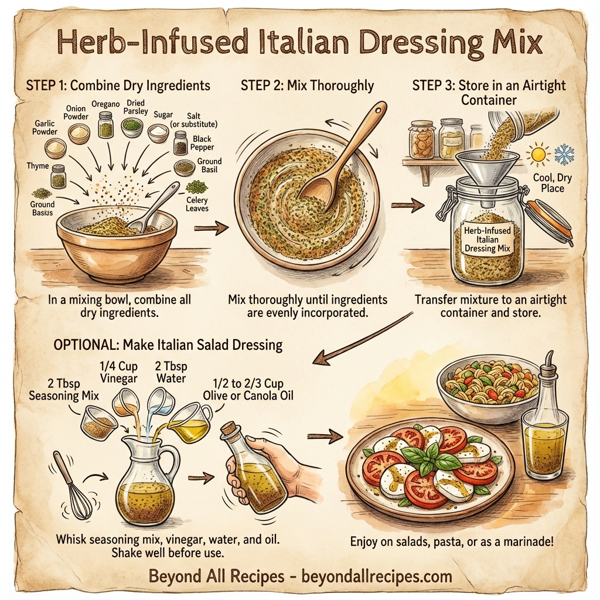 Herb-Infused Italian Dressing Mix instructions