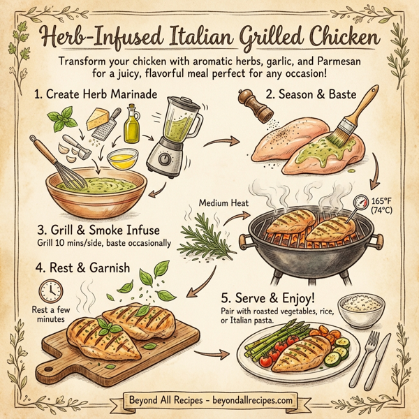 Herb-Infused Italian Grilled Chicken instructions