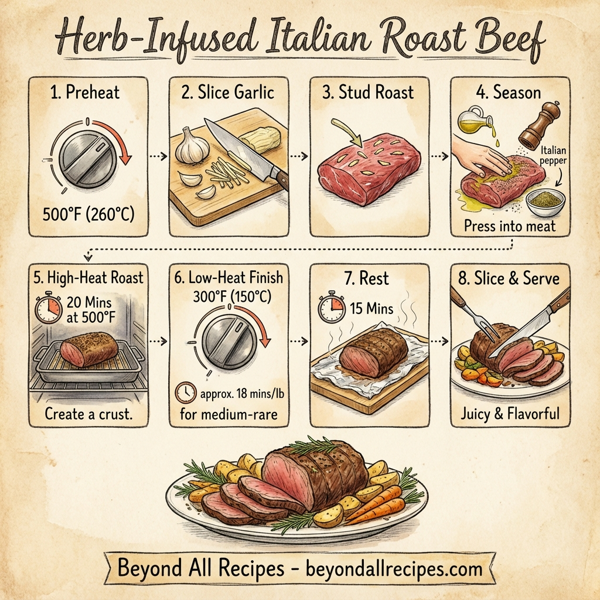 Herb-Infused Italian Roast Beef instructions