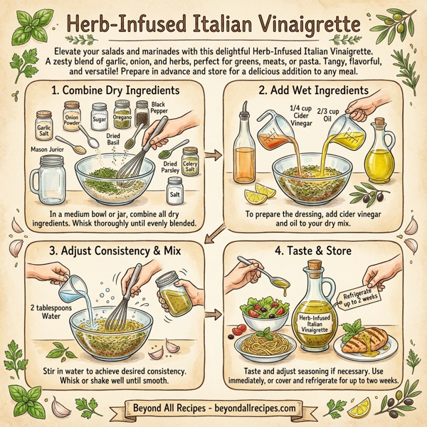 Herb-Infused Italian Vinaigrette instructions