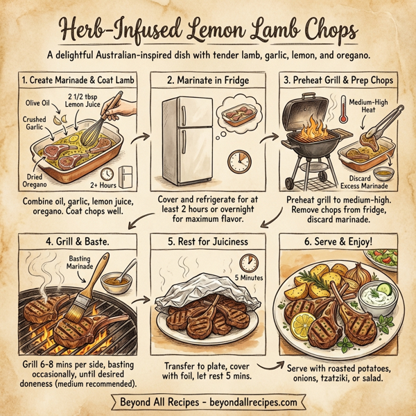 Herb-Infused Lemon Lamb Chops instructions