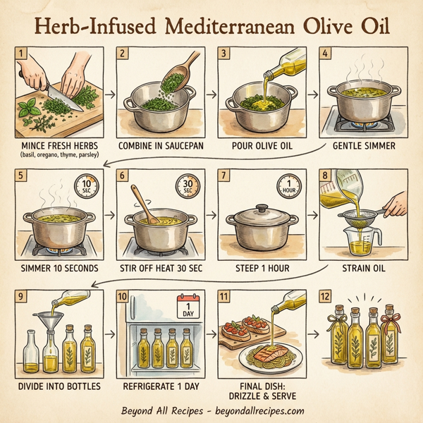 Herb-Infused Mediterranean Olive Oil instructions