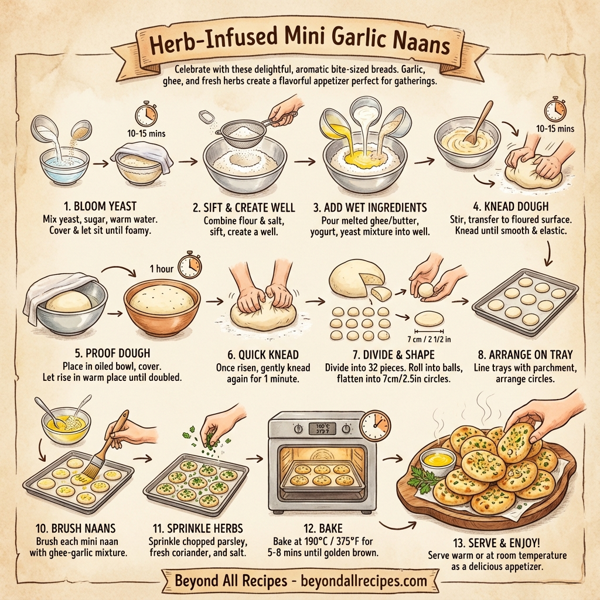 Herb-Infused Mini Garlic Naans instructions