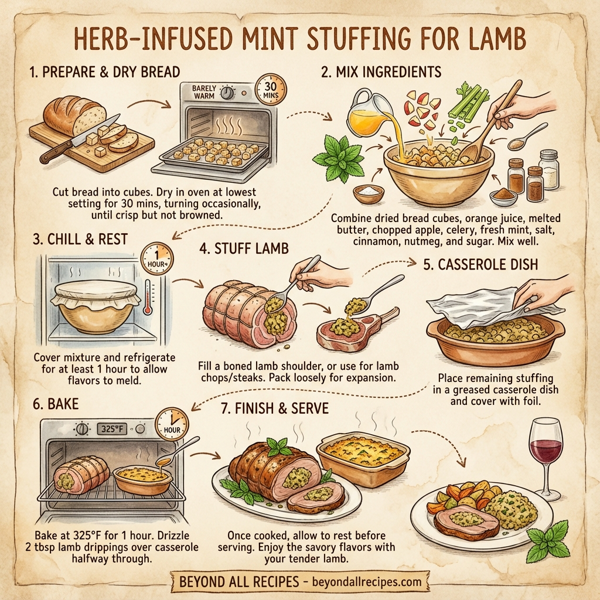 Herb-Infused Mint Stuffing for Lamb instructions