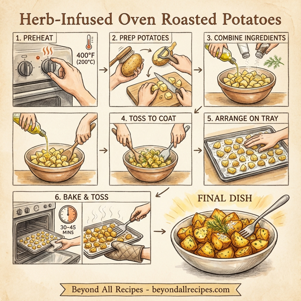 Herb-Infused Oven Roasted Potatoes instructions
