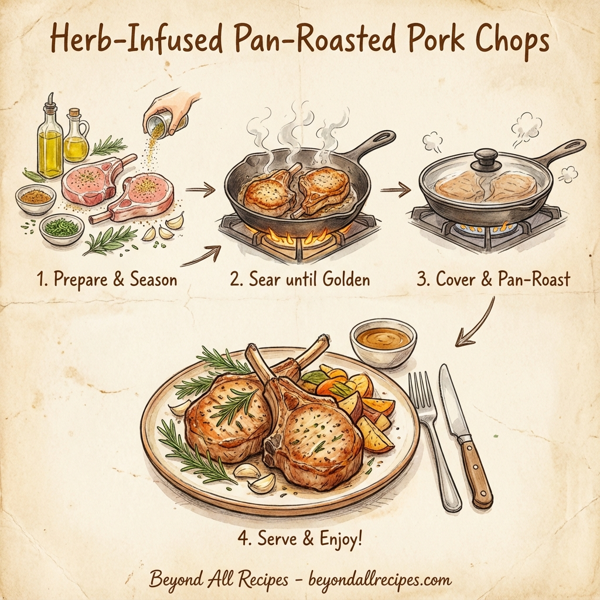 Herb-Infused Pan-Roasted Pork Chops instructions