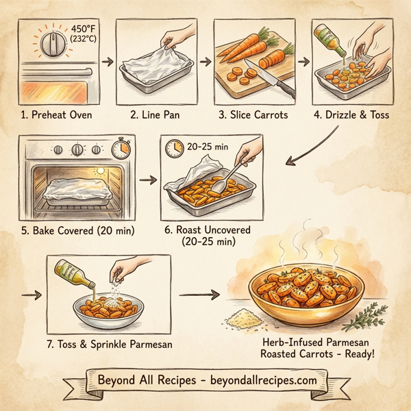 Herb-Infused Parmesan Roasted Carrots instructions