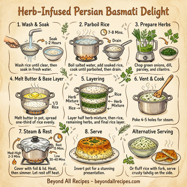 Herb-Infused Persian Basmati Delight instructions