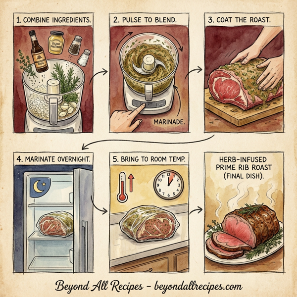 Herb-Infused Prime Rib Roast Marinade instructions