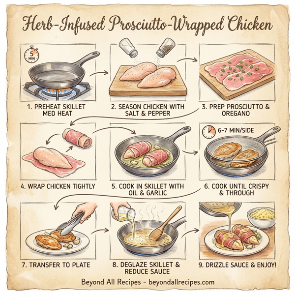 Herb-Infused Prosciutto-Wrapped Chicken instructions