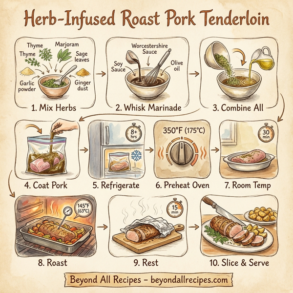 Herb-Infused Roast Pork Tenderloin instructions
