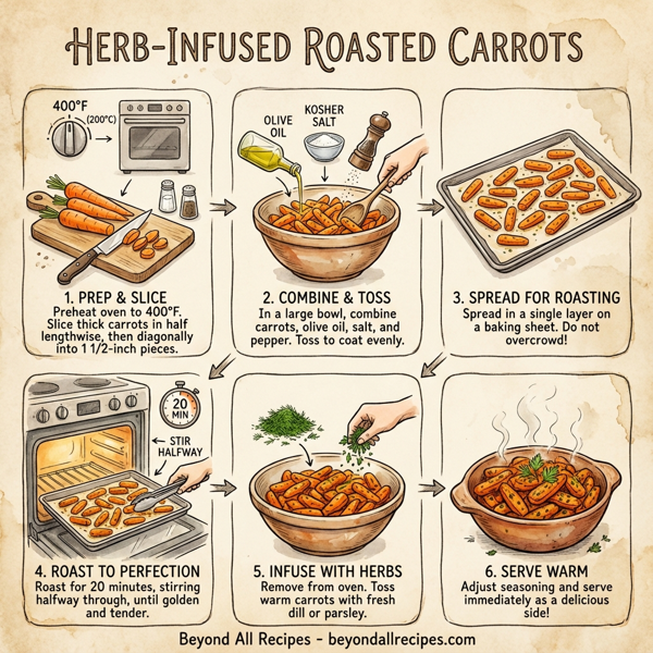 Herb-Infused Roasted Carrots instructions