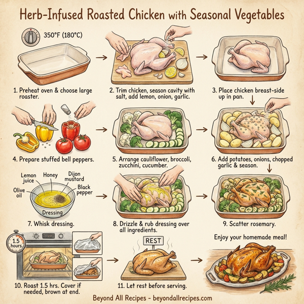 Herb-Infused Roasted Chicken with Seasonal Vegetables instructions