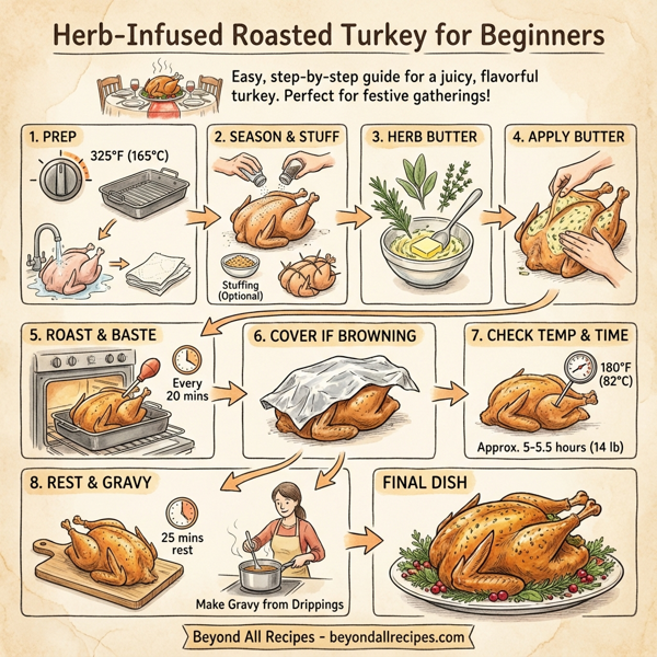 Herb-Infused Roasted Turkey for Beginners instructions