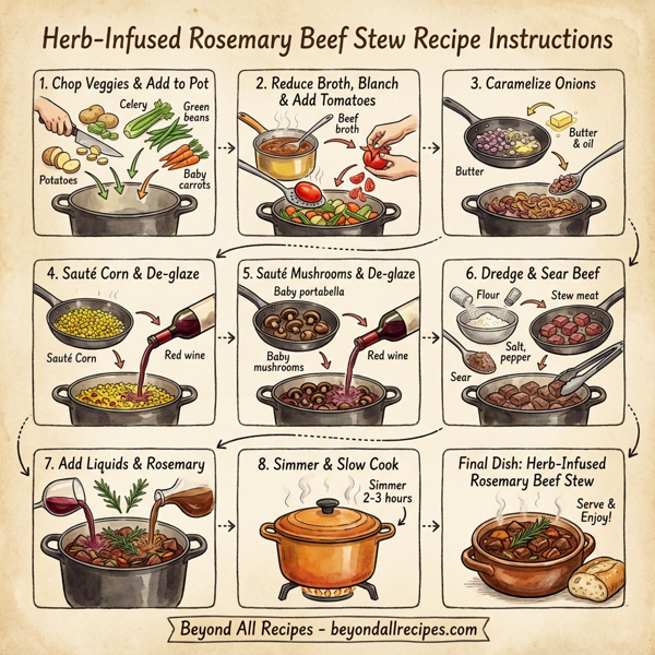 Herb-Infused Rosemary Beef Stew instructions