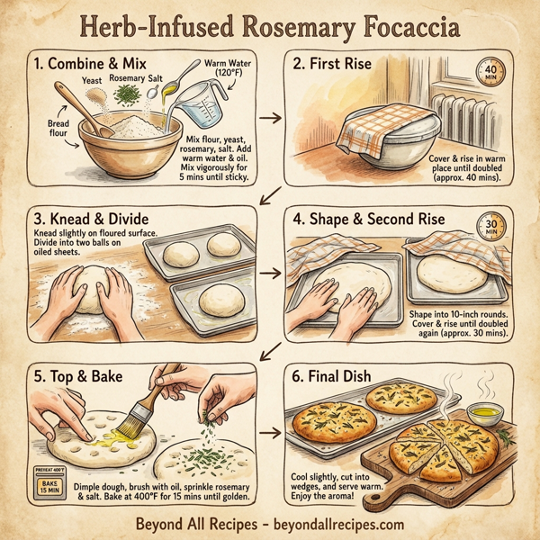 Herb-Infused Rosemary Focaccia instructions