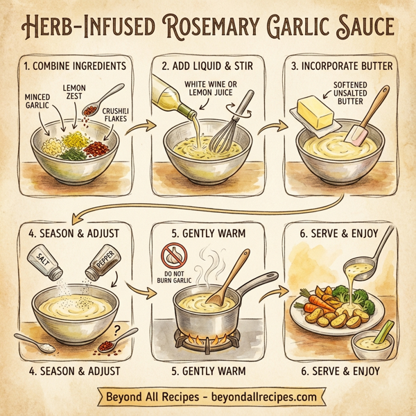 Herb-Infused Rosemary Garlic Sauce instructions