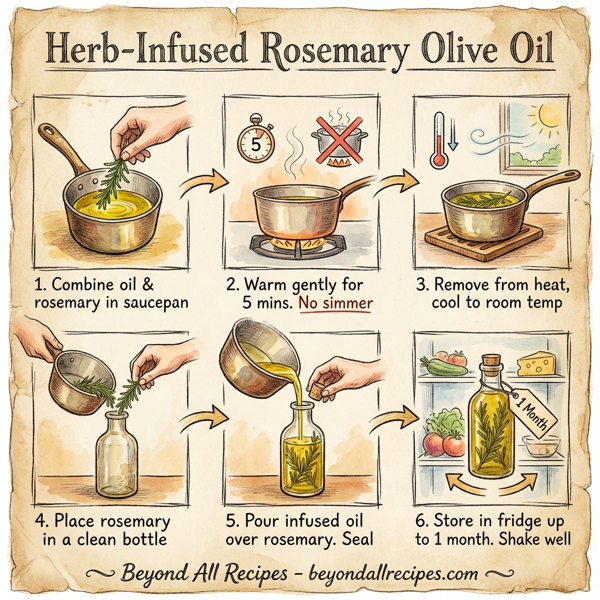 Herb-Infused Rosemary Olive Oil instructions