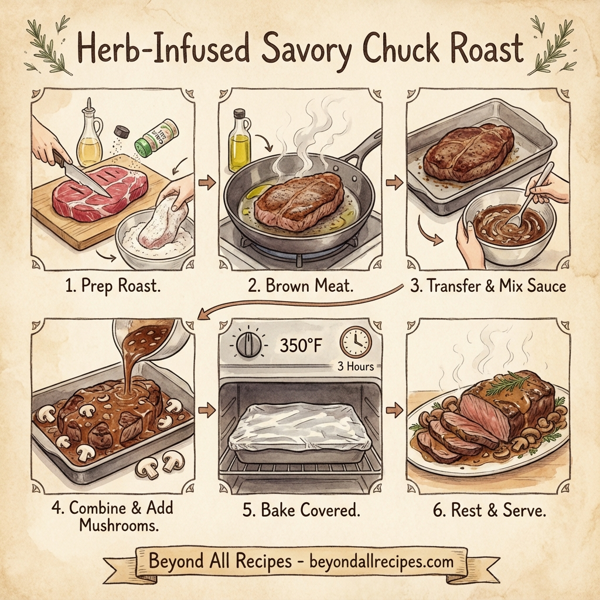 Herb-Infused Savory Chuck Roast instructions