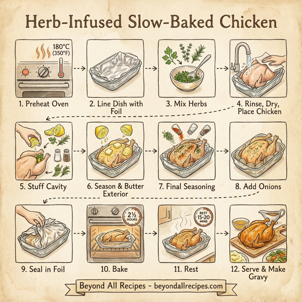 Herb-Infused Slow-Baked Chicken instructions