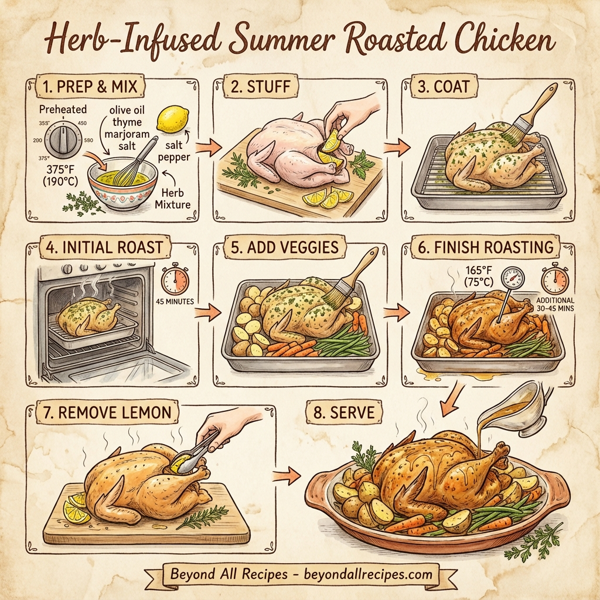 Herb-Infused Summer Roasted Chicken instructions