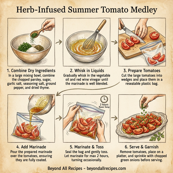 Herb-Infused Summer Tomato Medley instructions