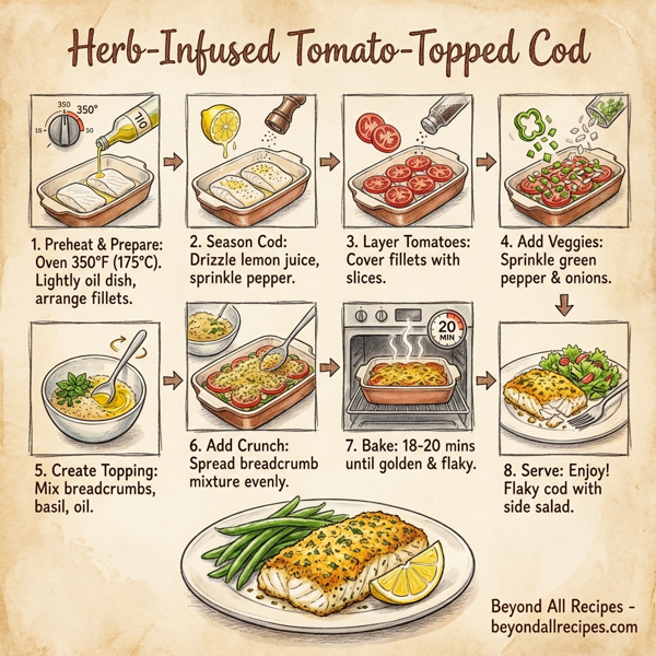 Herb-Infused Tomato-Topped Cod instructions