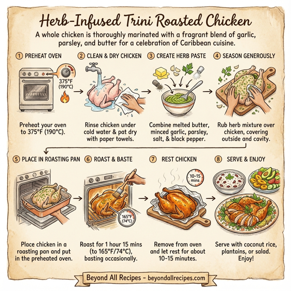 Herb-Infused Trini Roasted Chicken instructions