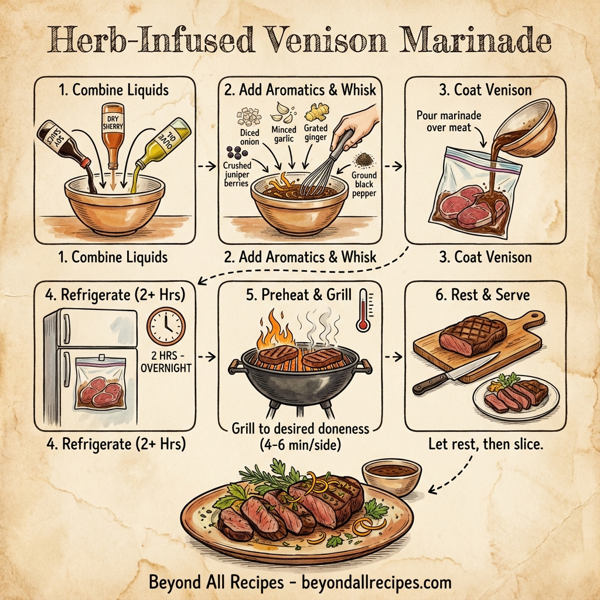 Herb-Infused Venison Marinade instructions