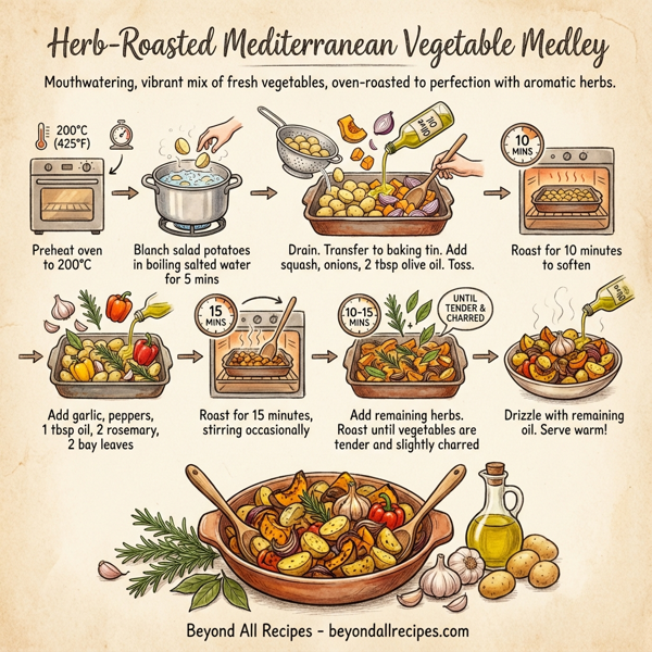 Herb-Roasted Mediterranean Vegetable Medley instructions